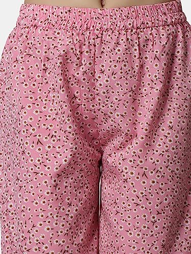 Image of POPWINGS Casual Printed Joggers for Summer || Stylish Women Joggers for Summer || Loose-Fit Pull On Joggers for Women || Women Joggers Pants for Summer