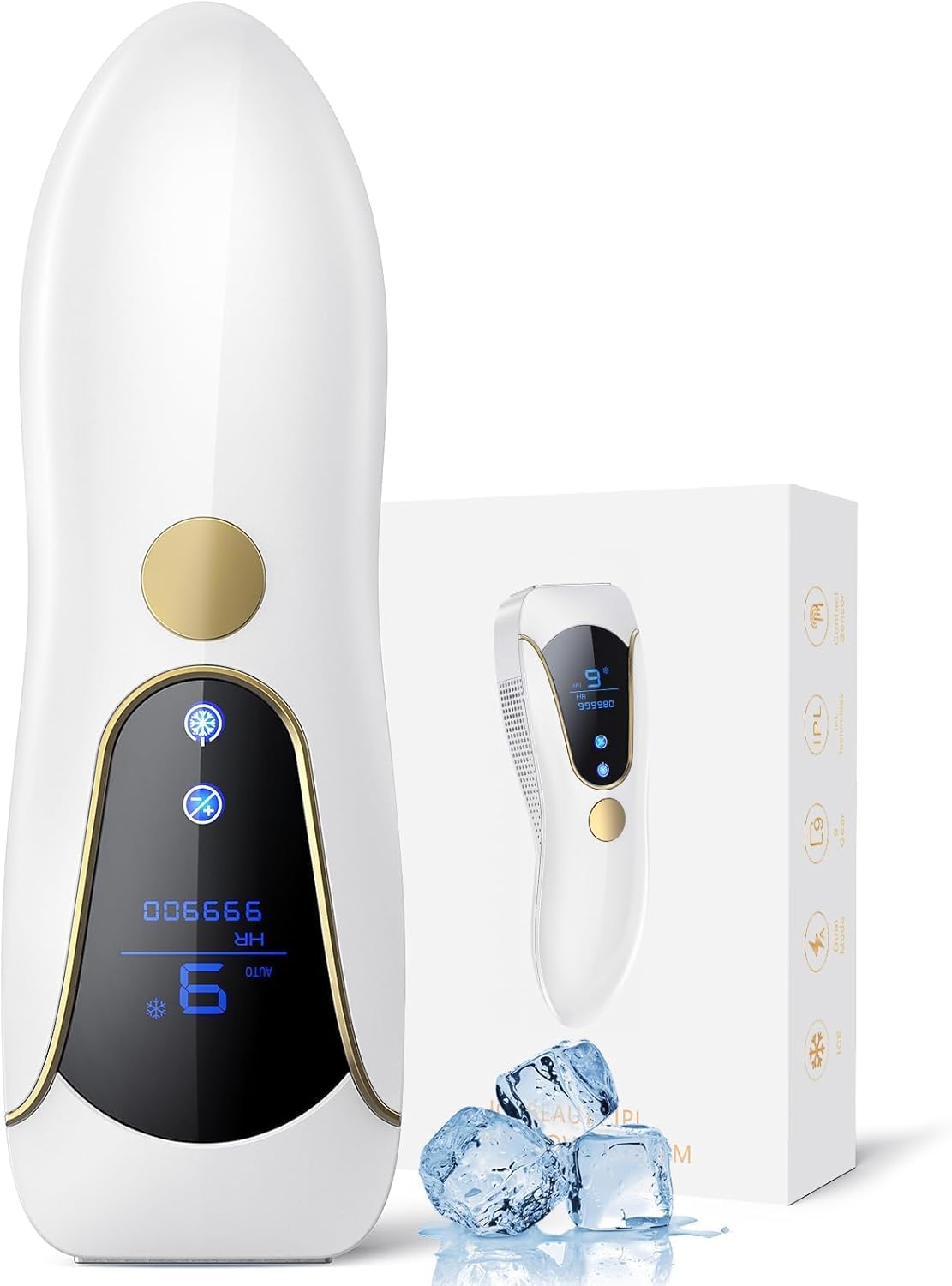 Finequin Laser Hair Removal for Women and Men, Air 15 Ice-cooling IPL Device Hair Removal for Nearly Painless & Long-Lasting Results From Home, 3 Modes & Auto Flashing for Fast Full Body Hair Removal Finequin Laser Hair Removal for Women and Men, Air 15 Ice-cooling IPL Device Hair Removal for Nearly Painless & Long-Lasting Results From Home, 3 Modes & Auto Flashing for Fast Full Body Hair Removal