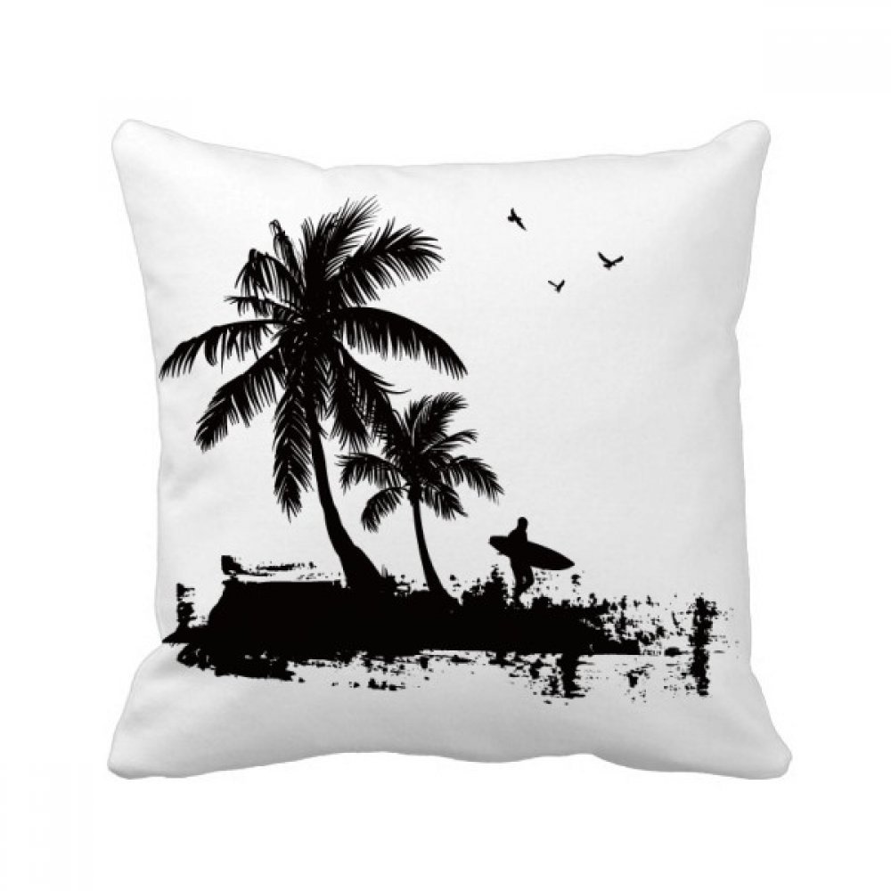 Coussin de plage coco 40x40 cm pour sublimer la déco de votre canapé de salon