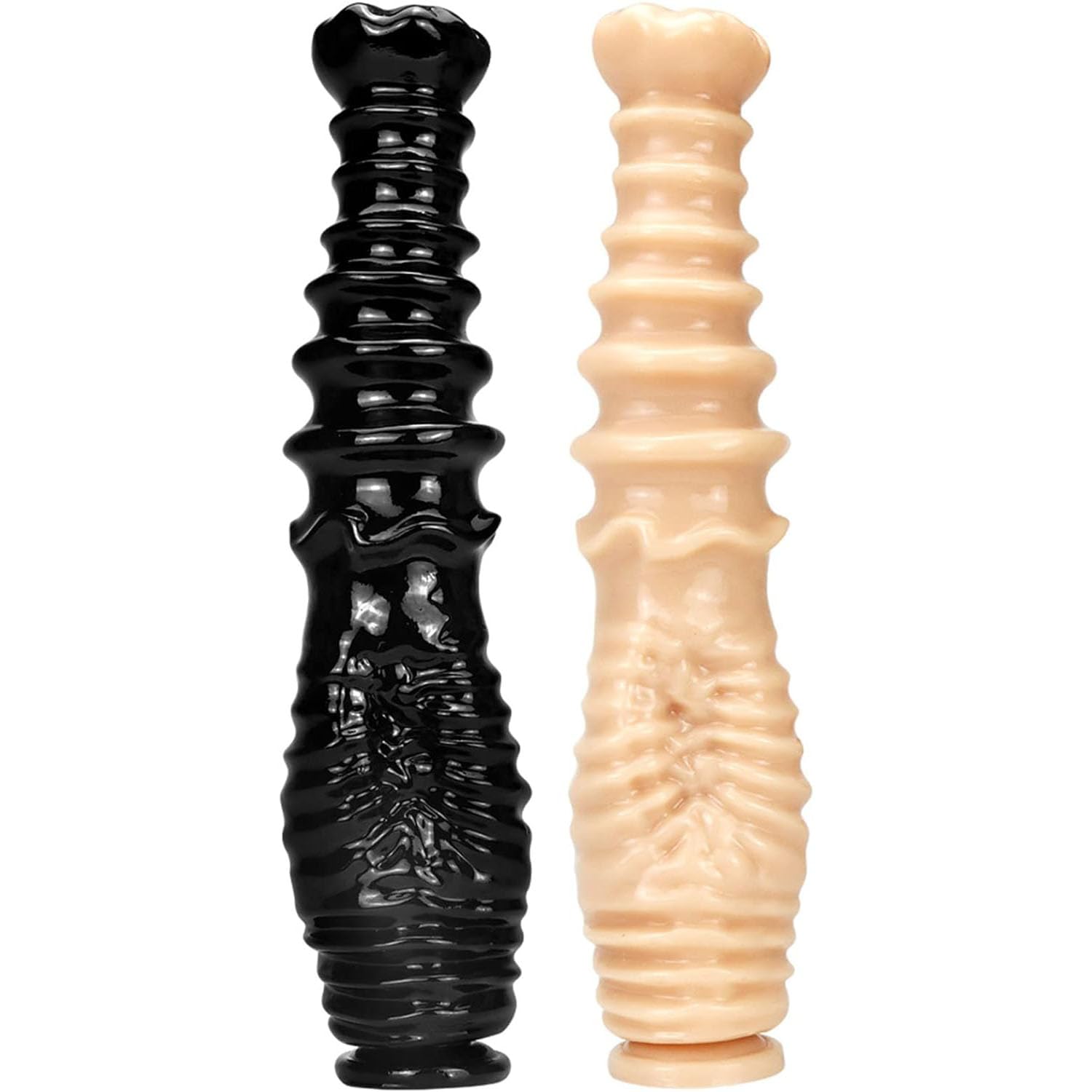 Enorme plug anale XXL, plug anale con dildo cavallo da 41,5 cm, con super ventosa, masturbatore, dildo ano, stimolatore del punto G, dilatatore anale, giocattolo sessuale(Flesh)