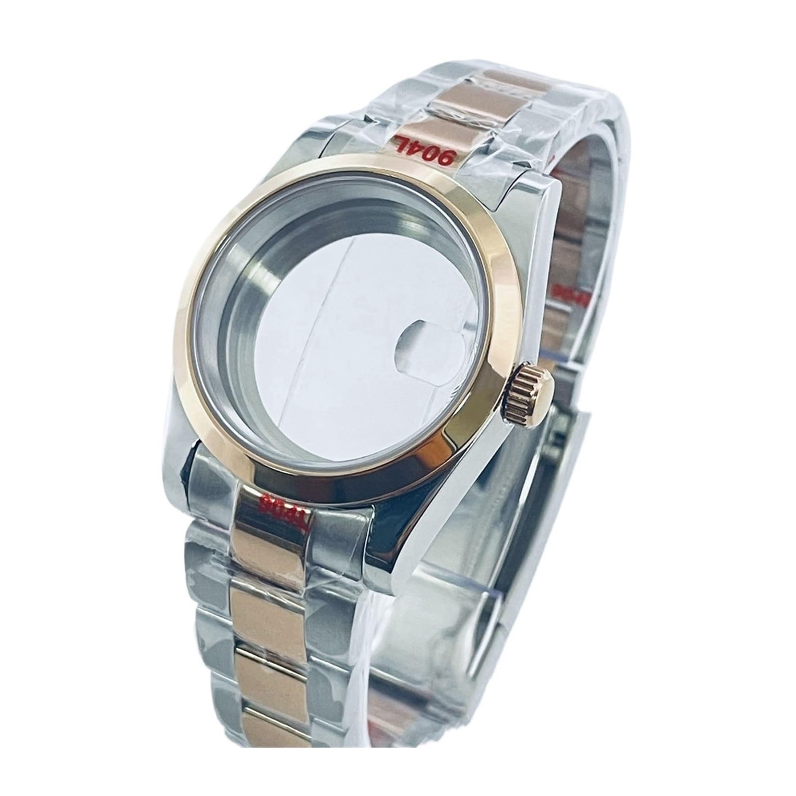 36mm 40mm Silber Roségold NH34 NH35 NH36 NH38 NH39 NH70 NH72 ETA2824 PT5000 Polnisches Uhrengehäuse Top Wasserdicht Saphir Crysta