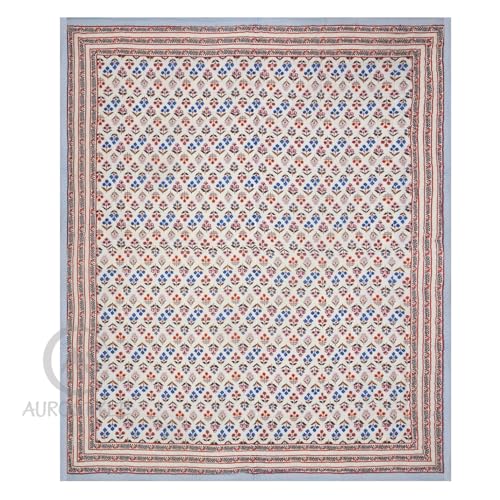 Image of EMIOUR 400 TC Pure Cotton Soft Jaipuri AC Quilt /Razai /Rajai Floral Print,Jaipuri razai Double Bed for Winter Printed (Multicolor, Double Bed, 90 x 105 inch) (Design 2, Double Bed)