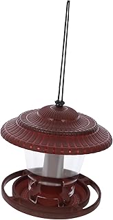 GANAZONO Bird Feeders for Outdoors Hanging 2pcs bird feeder wooden bird container bird tube feeder hanging bird house auto parrot feeder clear bird house food pp feed the birds Container