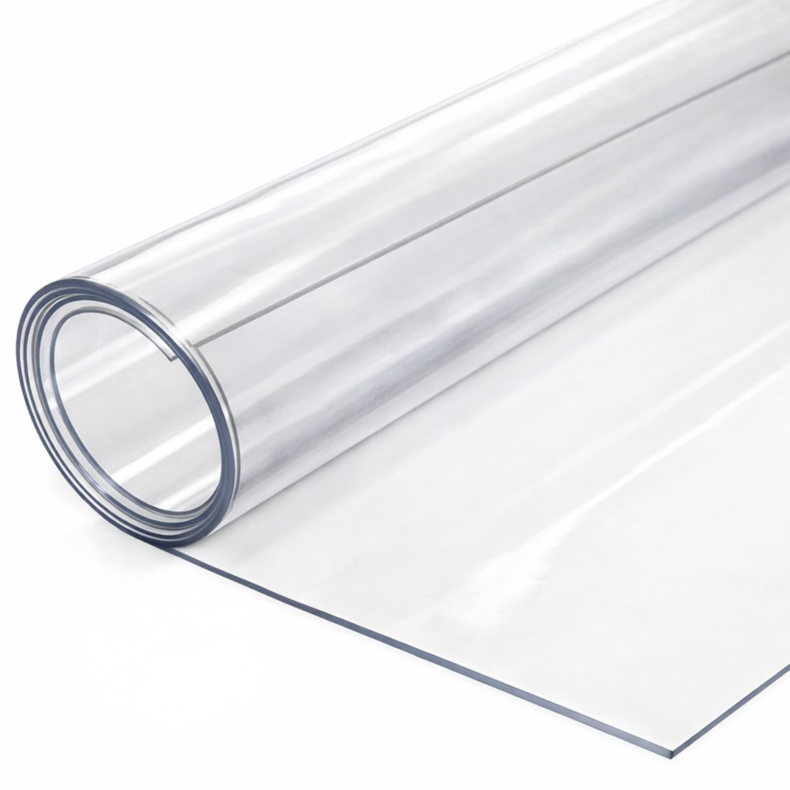 PARAMAISON Tovaglia Trasparente 100x220 cm Rettangolare, Spessore 2 mm, Copritavolo in PVC Impermeabile Antimacchia e Antigraffio, Protezione Tavolo Flessibile Alta Qualità