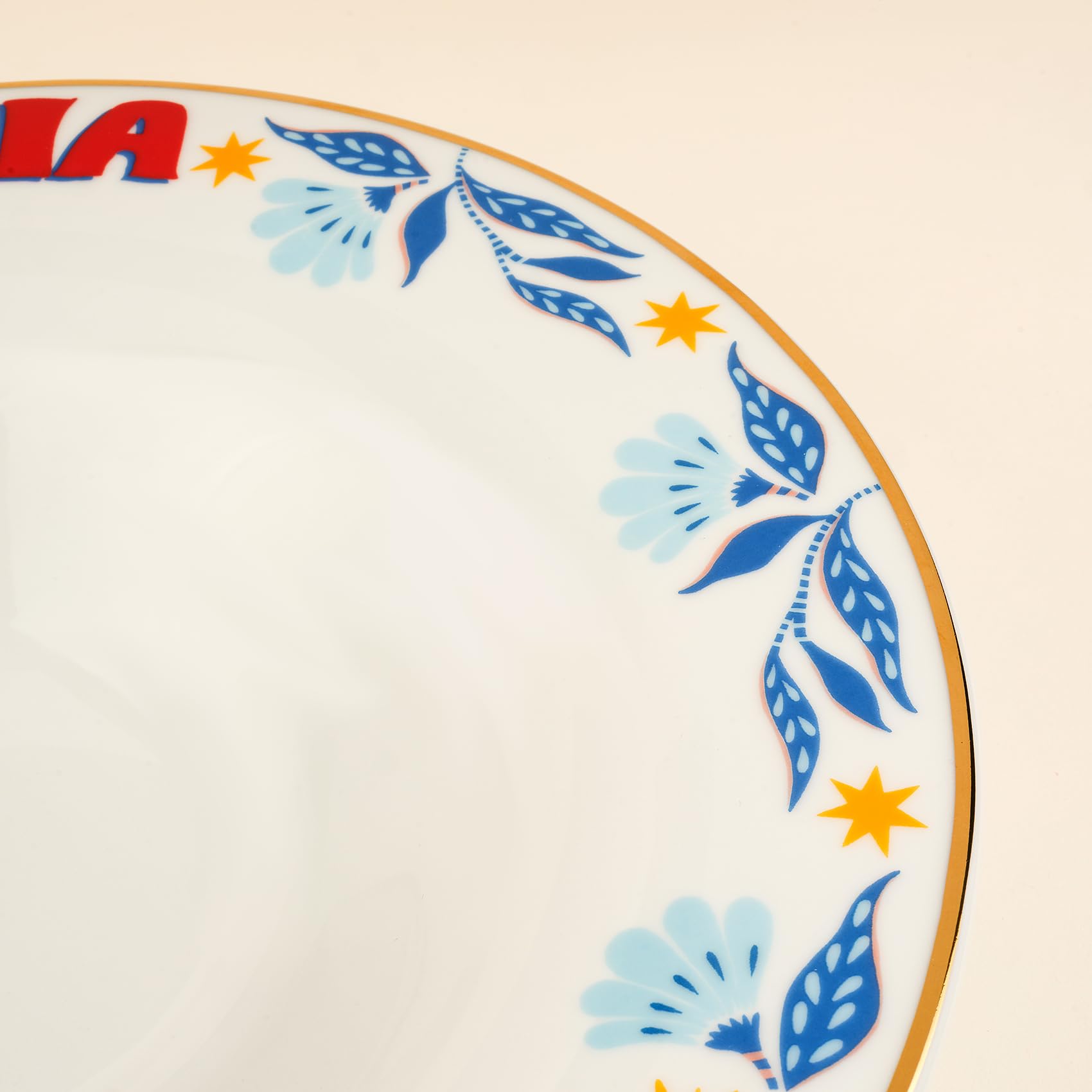 Lublın Porselen Makarna Tabağı 30 Cm Mavi