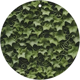 Floral Swirls Ivy Print Car Air Fresheners Cards Set Of 10 Pieces With Stylish Hanging Air Freshener Closet