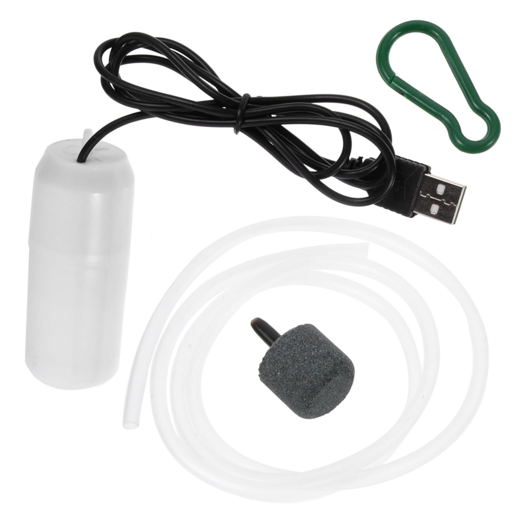 minkissy 1 Juego De Bomba De Oxígeno USB Kit De Pesca Aireador De Tanque De Peces Aireador Recargable para Cebo Bomba De Aire De Cubo Filtros De Aire Bomba De Oxígeno para Pecera