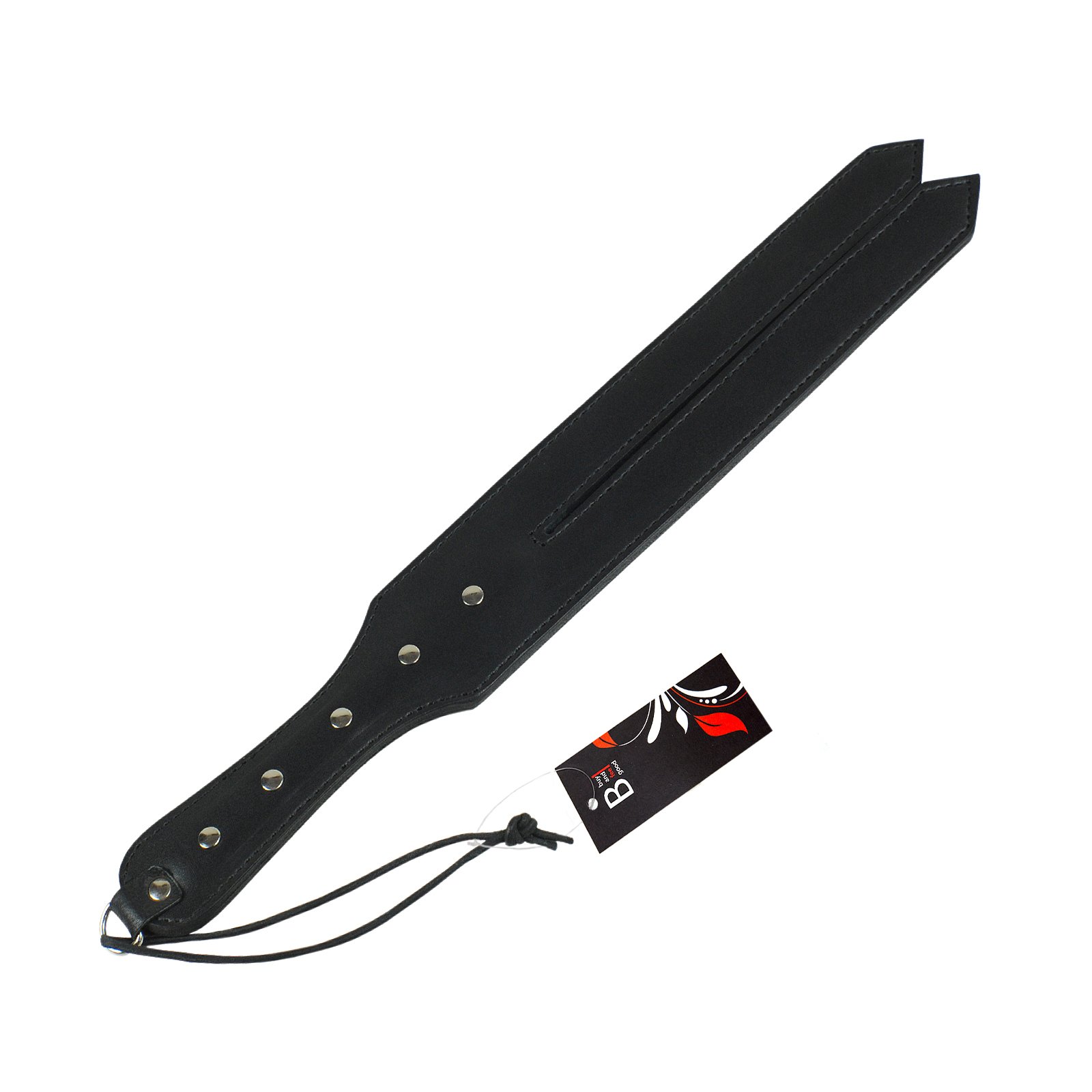 TOP qualité - TAPETTE DE FABRICATION ARTISANALE "LANGUE DE SERPENT" - 100% cuir vachette de qualité supérieure - Tapettes, paddles et fouets érotiques pour SM, BDSM et Bondage