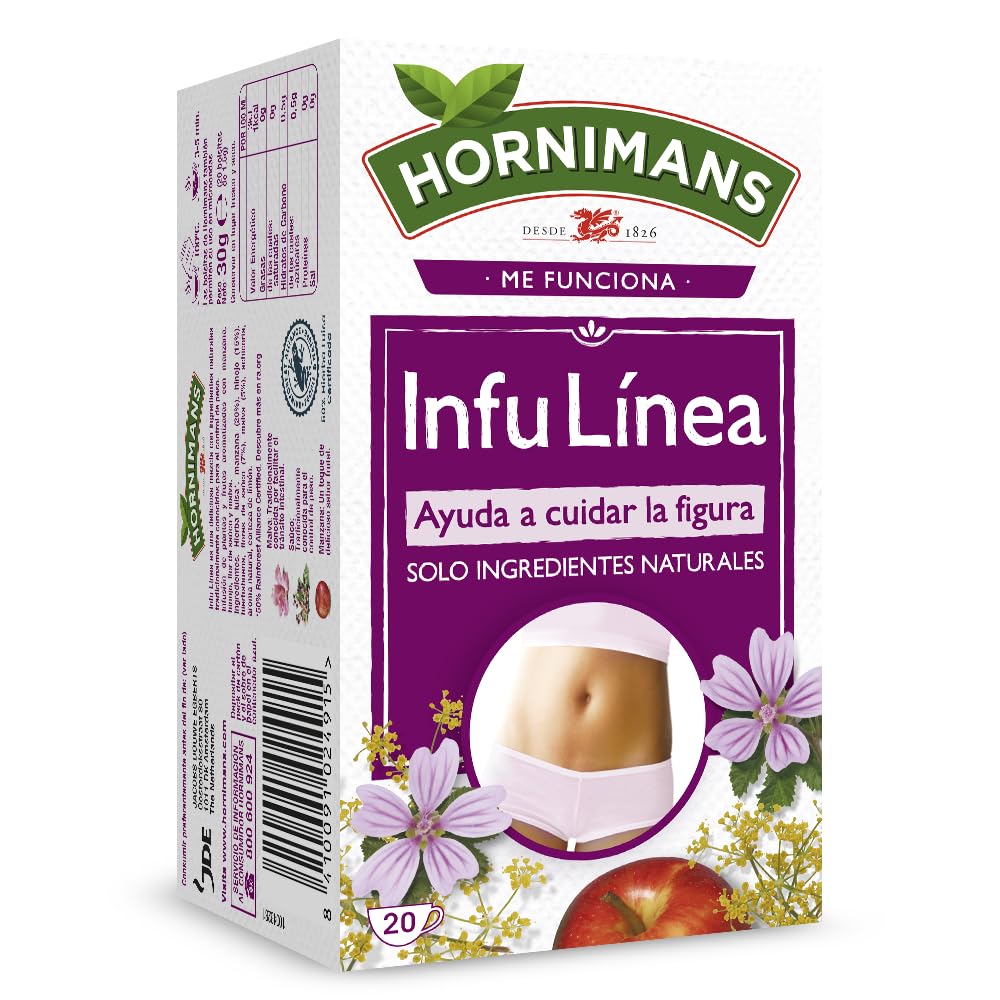 Hornimans Infu Línea | Infusión con Hinojo 100% Natural | 20 bolsitas | Sin Teína