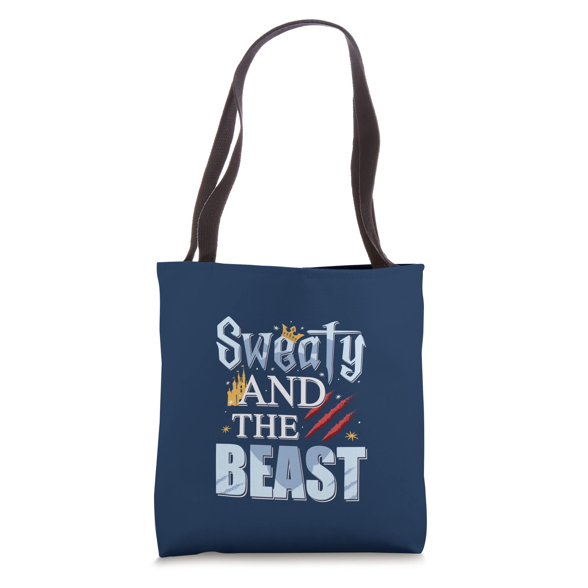 TcoolSweaty and the Beast is the Best Gift for Runner Tote Bag