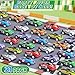 21 Pack Pull Back Toy Cars, Party Favors, Goodie Bag Stuffers, Race Vehicles Bulk, Pinata Fillers, Teacher Treasure Prize Box Toys for Boys Girls Toddlers 2,3,4,5 Years Old