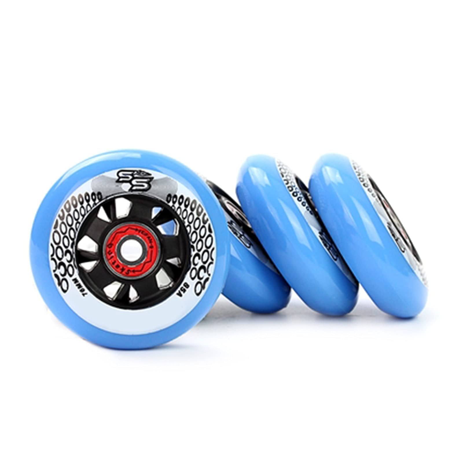 Roues de rechange 80mm 85A avec roulements pour patin à roulettes