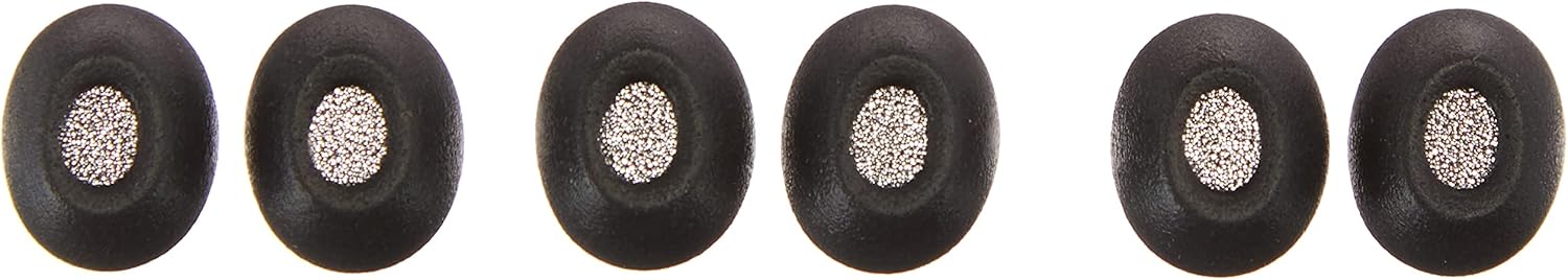 Comply Memory Foam Replacement Earbud Tips for Jabra 85t | Ultimate Comfort, Secure Fit, Superior Noise Isolation | Black (S/M/L) (3 Pairs)