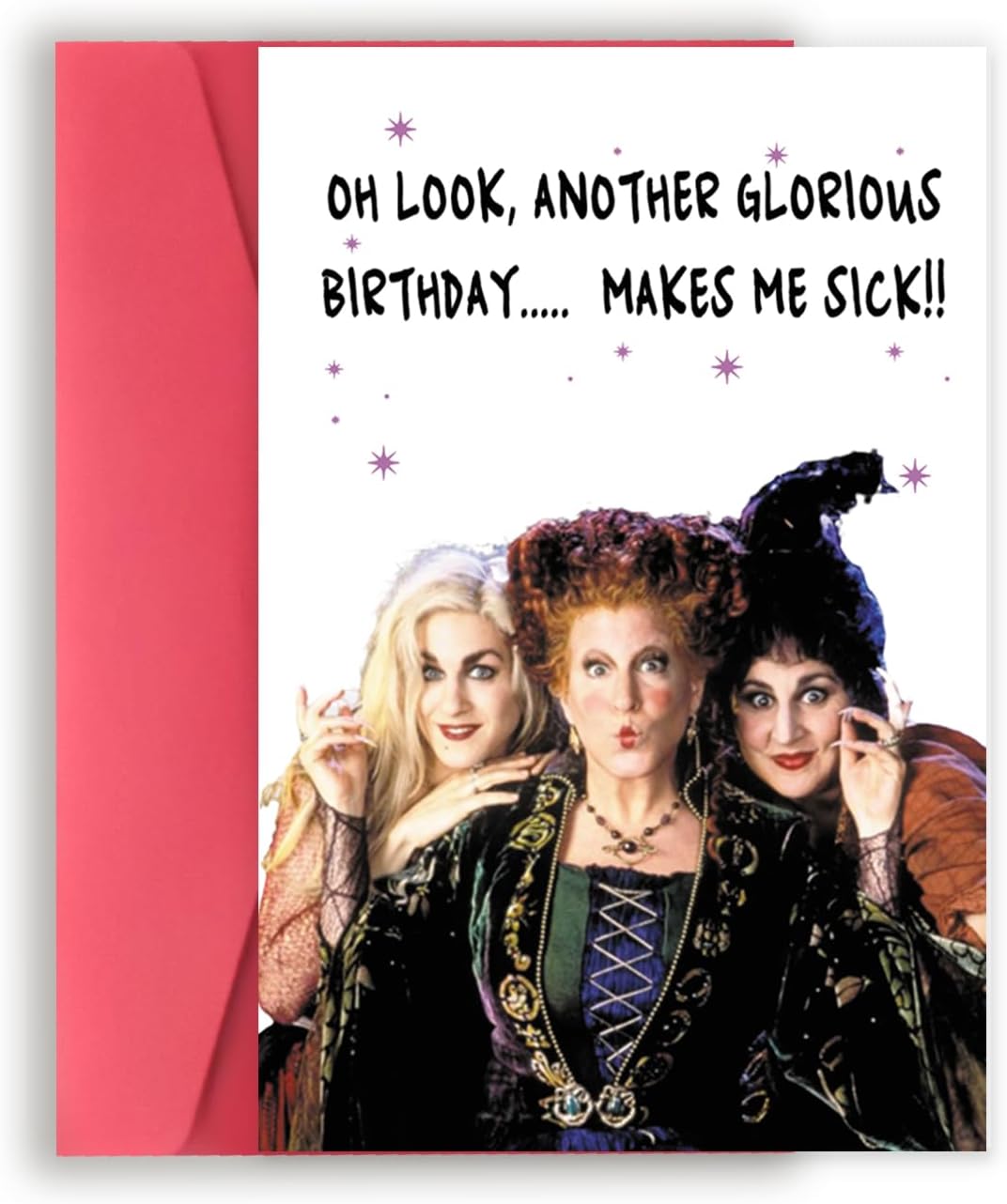 YiKaLusNaughty Halloween Birthday Card for Him Her, Funny Birthday Gifts for Women Men, Inspired Bday Greeting Cards, Unique Halloween Birthday Gifts Idea for Best Friends