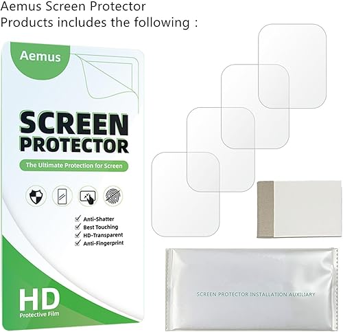 Miniatura 4 de Protector de pantalla compatible con Amazfit Active (4 unidades) 2023 nuevo reloj inteligente cobertura completa película de TPU transparente
