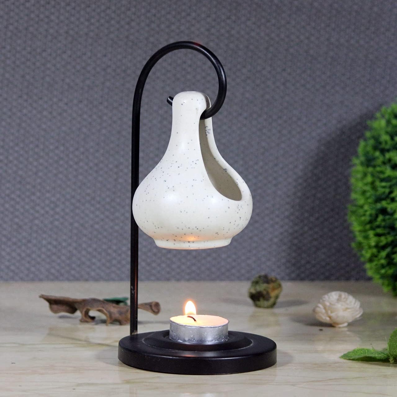 Brahmz Aroma Oil Burner - Hanging White