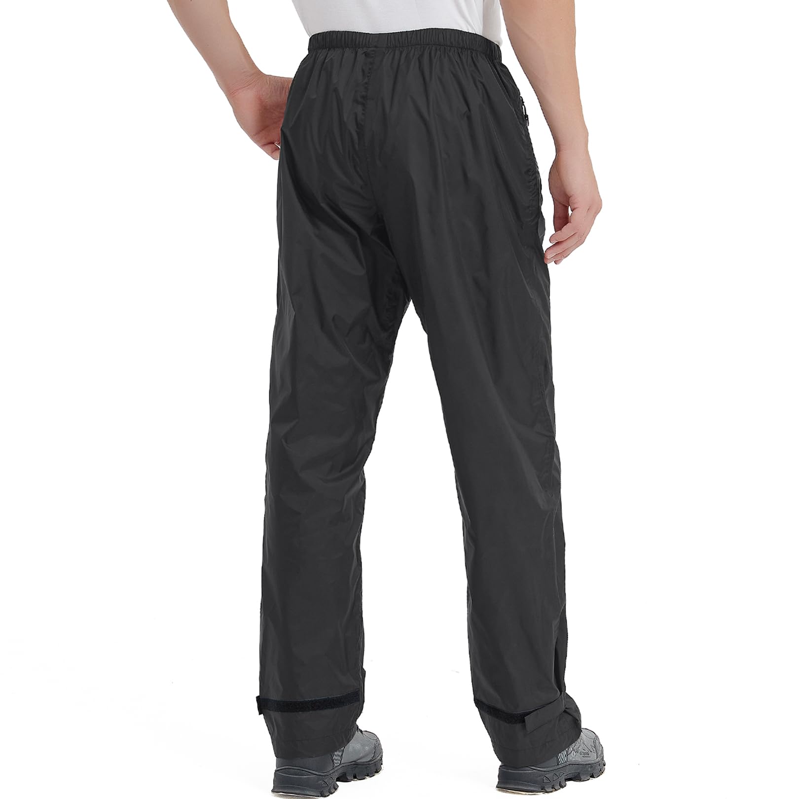 Regenhose Herren Fahrrad Leichte wasserdichte Winddichte Outdoorhose zum Wandern Camping Trekkinghose Motorrad Regenhose