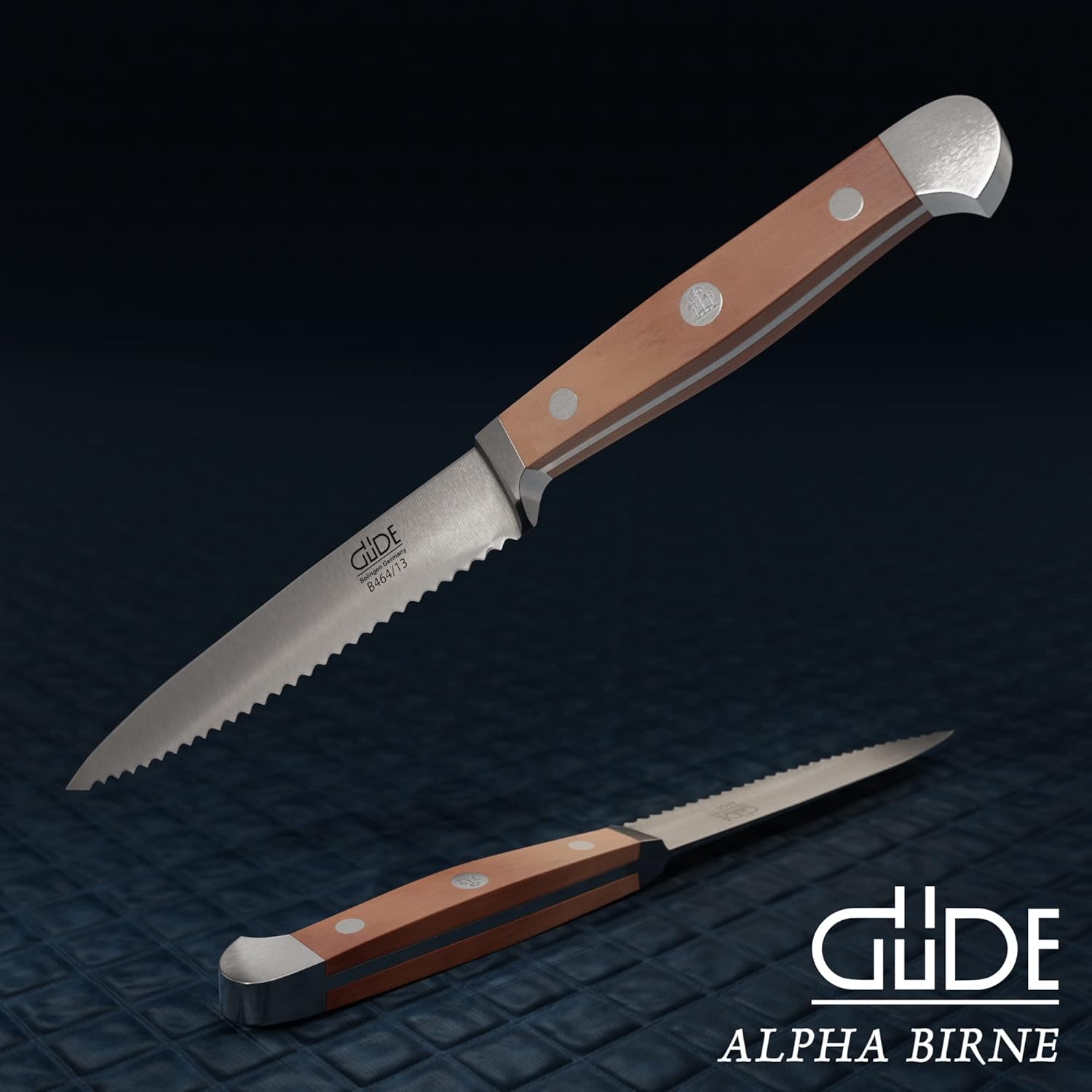 Güde Alpha Pear Series Hand Forged/Serrated Tomato Knife, 5-in - Ice Hardened Steel - Made in Solingen, Germany Since 1910