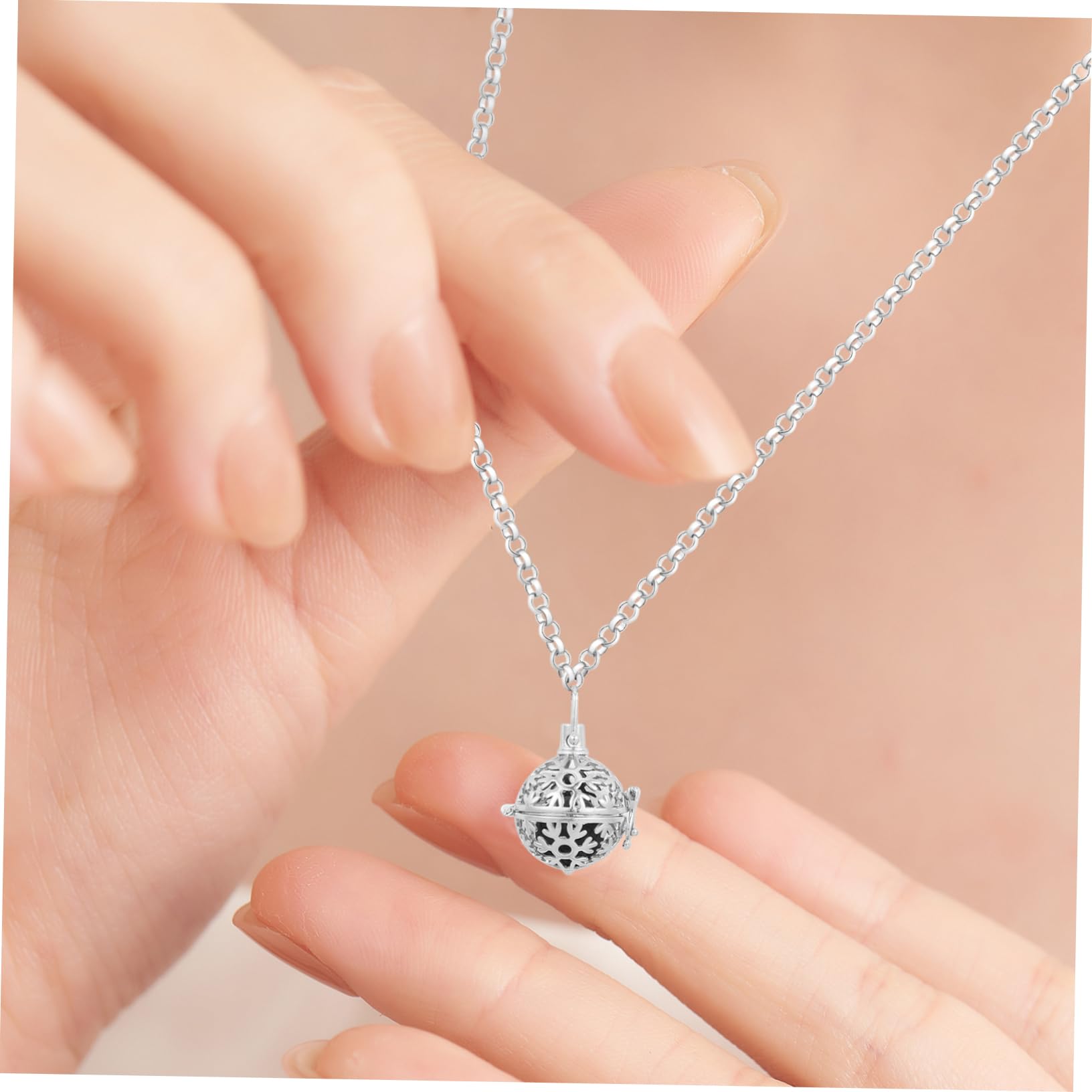 GALPADA collana per le donne collana girocollo collana diffusore di olio Pendente collana medaglione collana aromatica catena profumo Fragranza Collana di fragranze girocollo in pizzo