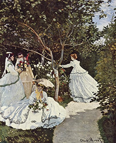 Affiche Claude Monet Playing papier mat d'archivage haute qualité