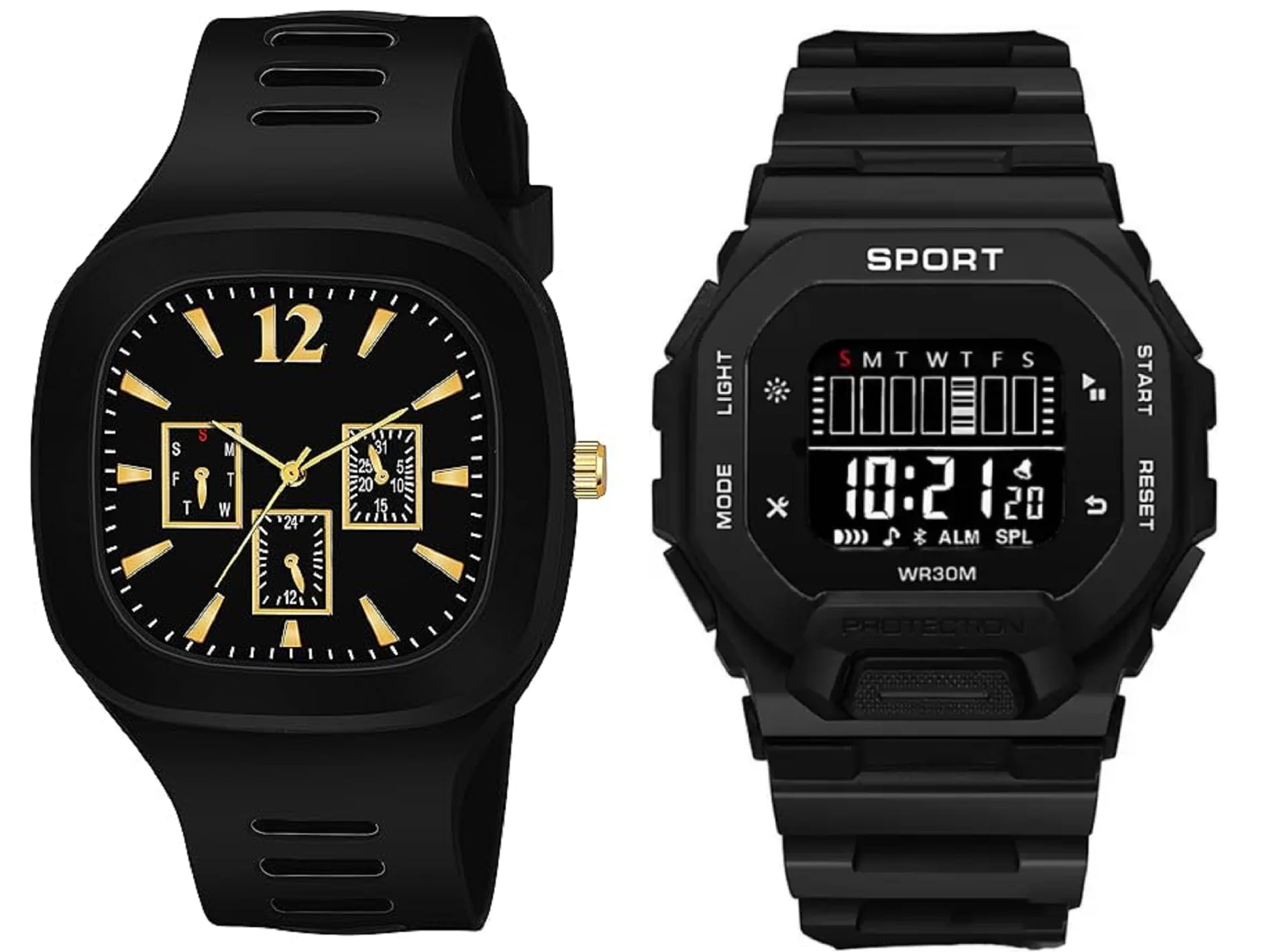 ZUPERIA Hybrid Digital and Casual Analog Pack of 2 Combo Watches for Boys (B0CX9DY1LG) Amazon Price History, Amazon Price Tracker