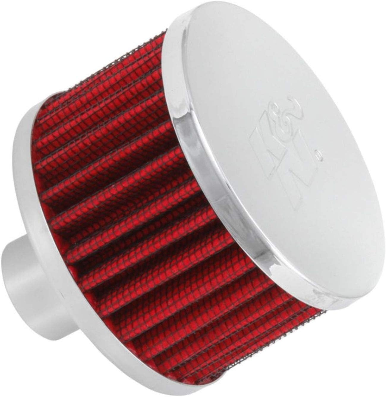 K&N Vent Air Filter/Breather: High Performance, Premium, Washable, Replacement Engine Filter: Flange Diameter: 1 in, Filter Height: 2 in, Flange Length: 1 in, Shape: Breather, 62-1170