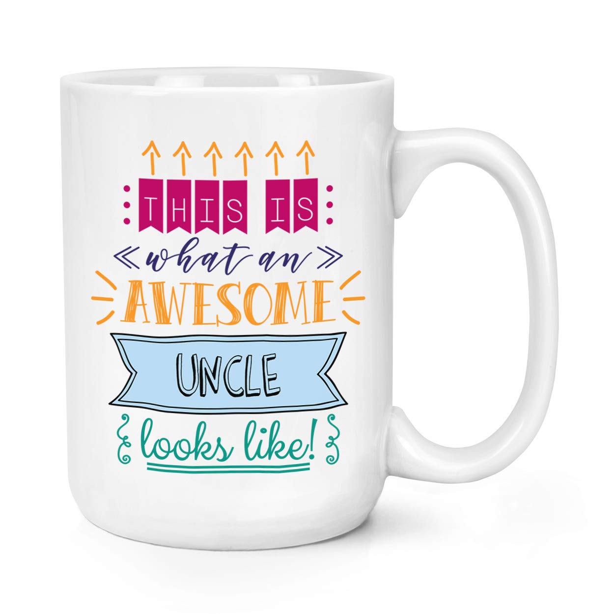 This is What an Awesome Uncle Looks Like 15oz Large Mug Cup