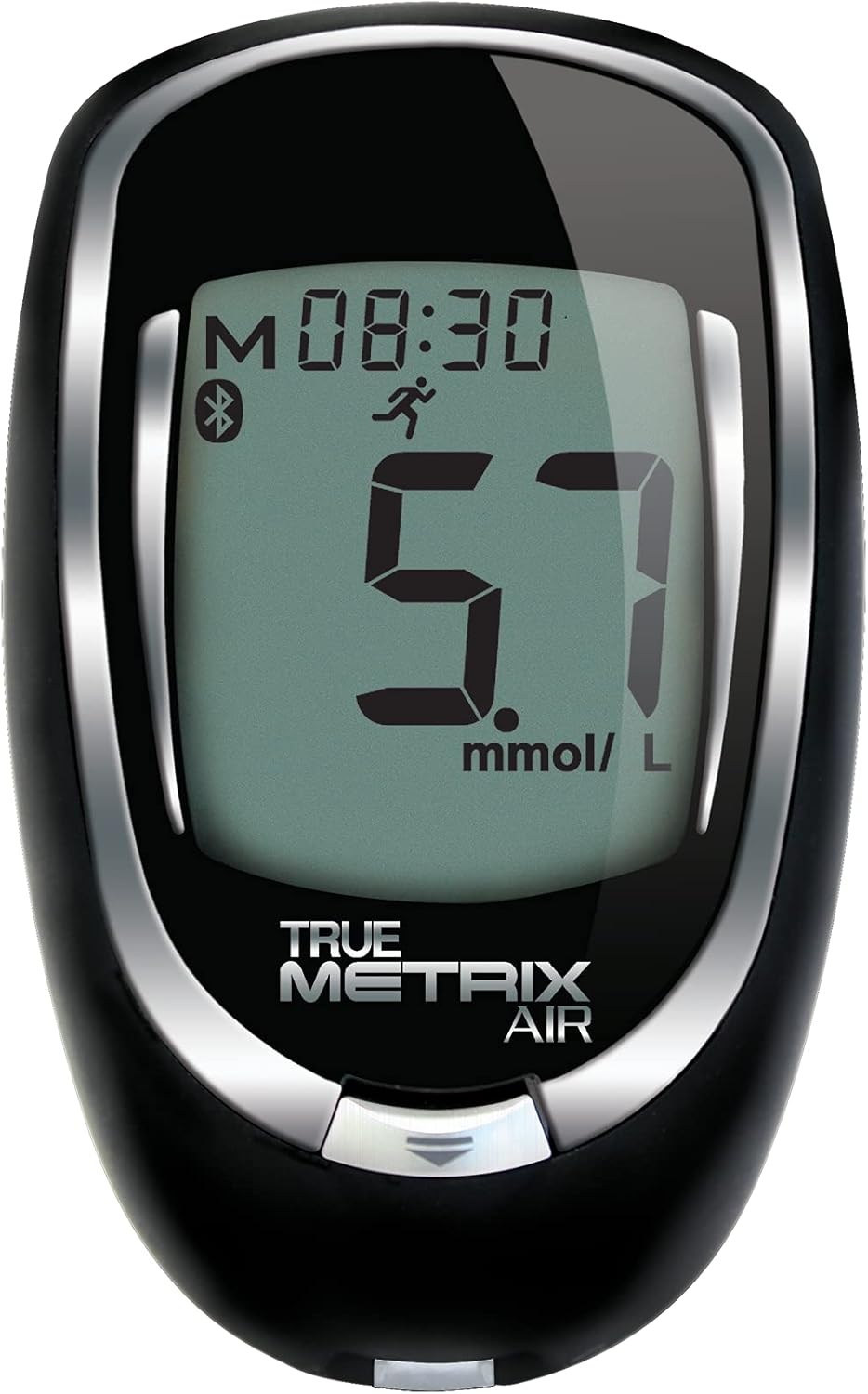 TRUE METRIX AIR Blood Glucose Monitoring Meter, Black BigaMart