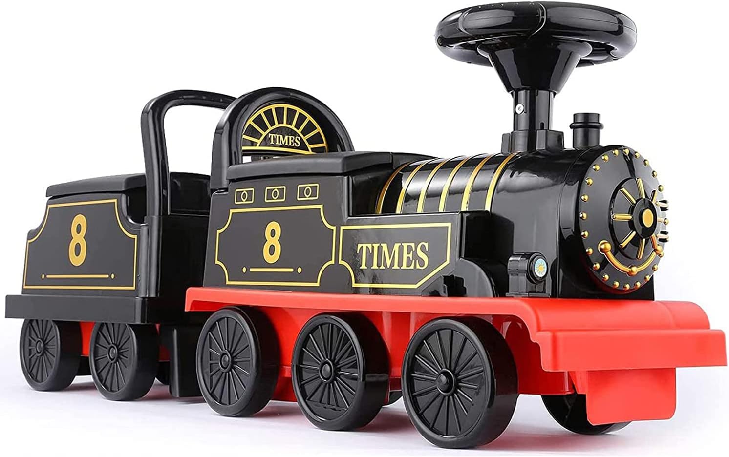 DoxiGlobal 2 in 1 Ride on Train Toys Electric Train Set