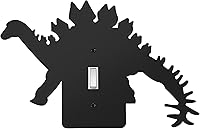 Vista 11 de Cubierta de Interruptor de Luz de Oso de Metal Alce Árbol Montaña Alce Placa de Interruptor de Luz Negra Cubierta de Enchufe de Bosque Interruptor