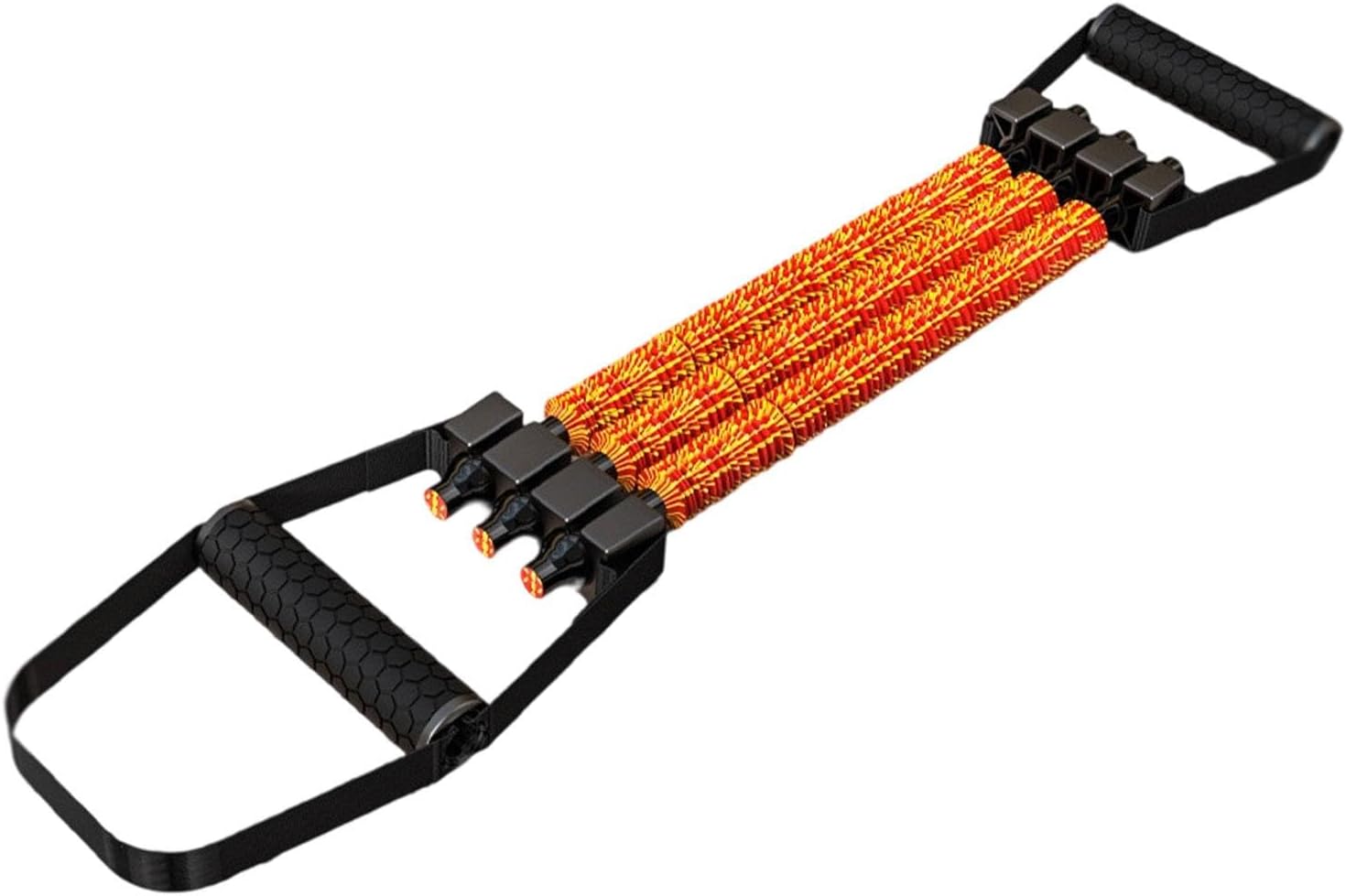 Chest Expander Muscle Training Exerciser Tensioner Portable Strengthener Resistance Band for Strength Training Home Gym, Red