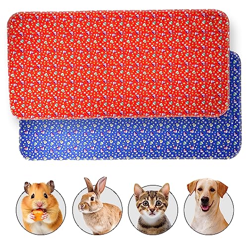 JT PET Forro Para Gaiola De Porquinho-Da-Índia - Pacote Com 2 Tapetes Higiênicos Laváveis Cães, Cama