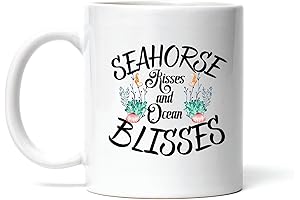 Blissful Kiss Coffee Mug: A Sea of Serenity for Ocean Lovers