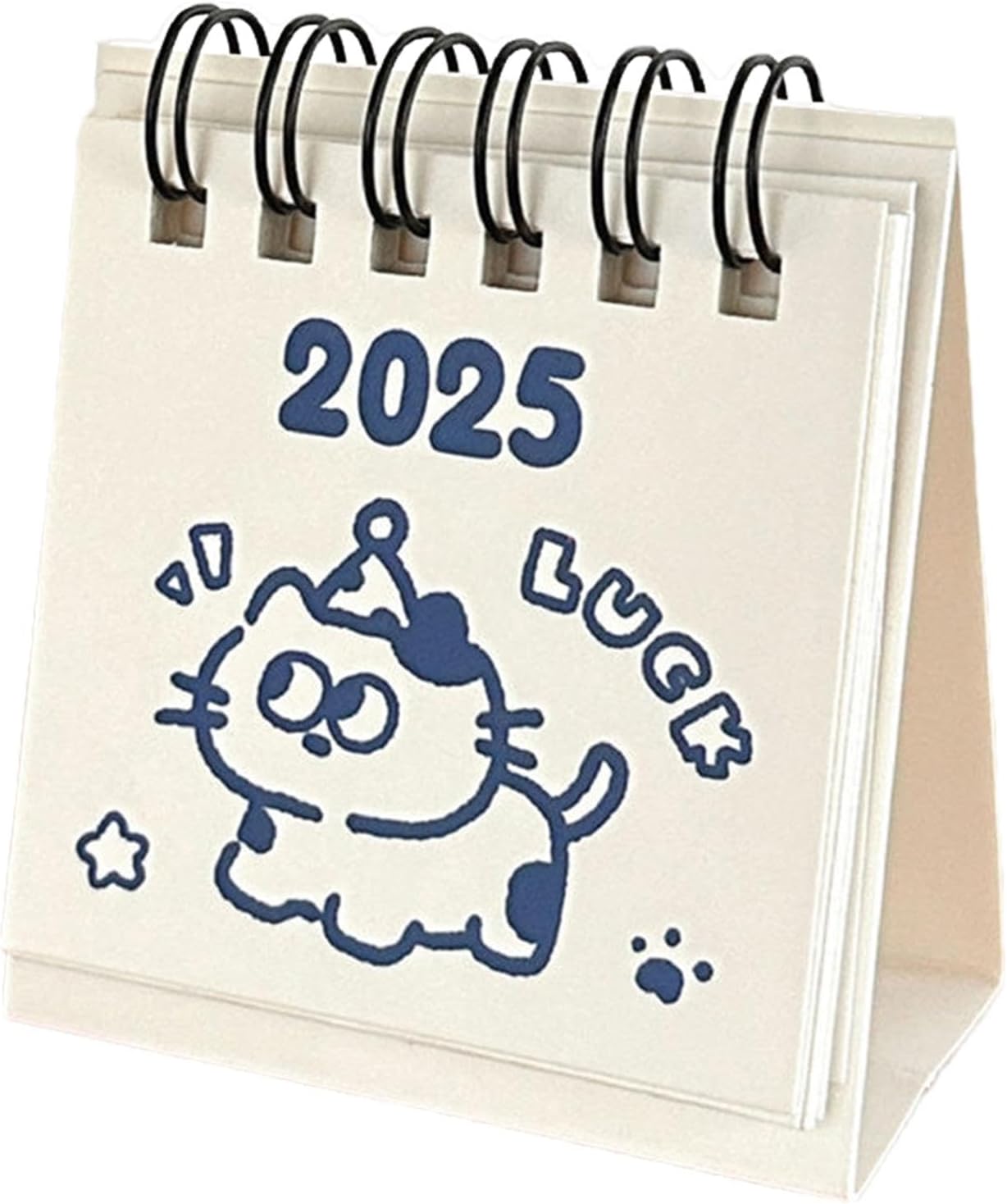 2025 Monthly Desk Calendar Runs from October 2024 to