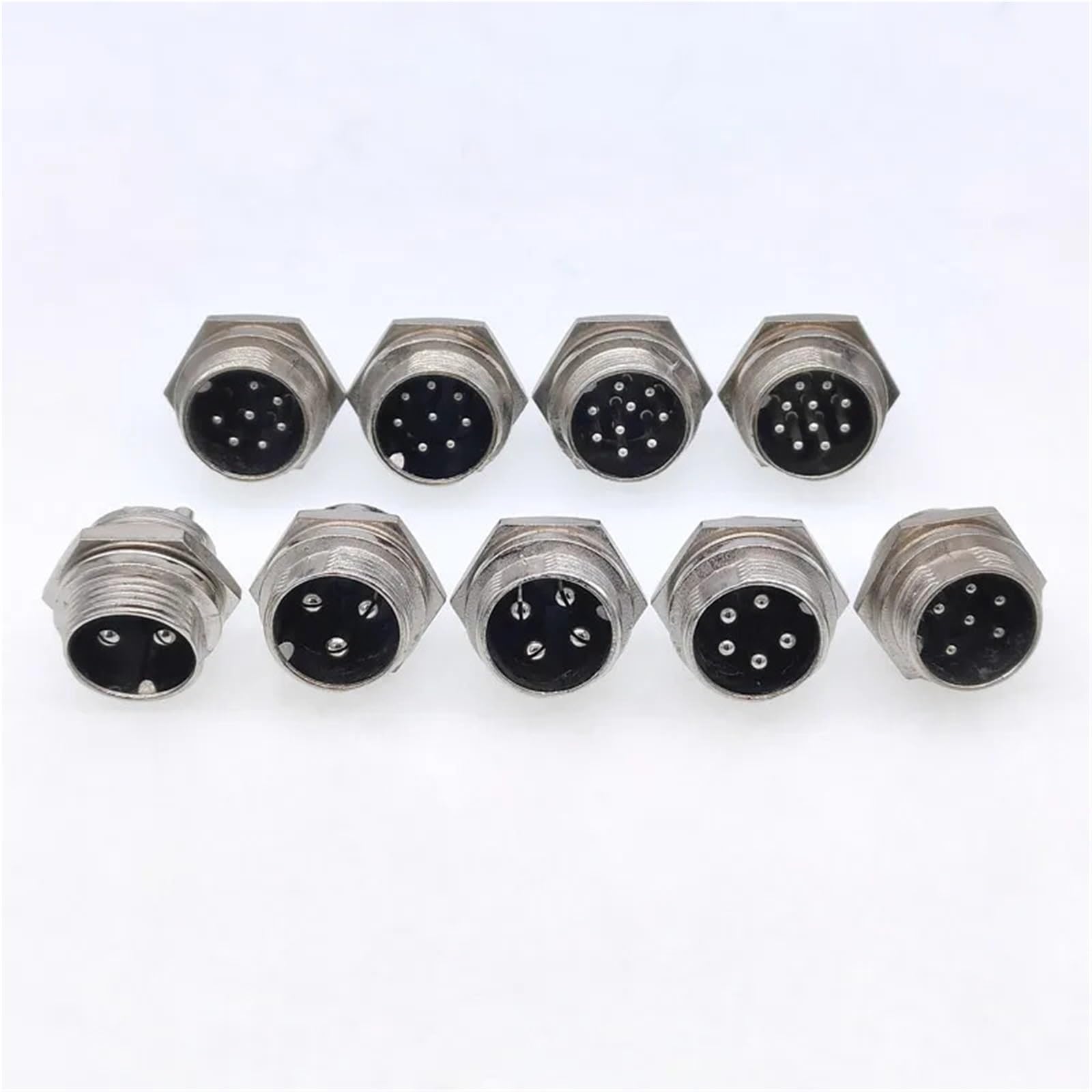 Conector circular GX16 macho de 6 pines y 16mm de diámetro modelo L73 RS765 6