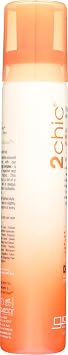GIOVANNI 2chic Ultra-Volume Big-Body Hair Spray - تركيبة يومية متضخمة مع زبدة البابايا واليوسفي، تعزز التحكم بدون وزن للشعر الرقيق الناعم، بدون بارابين، خزنة الألوان - 5 أونصة سائلة