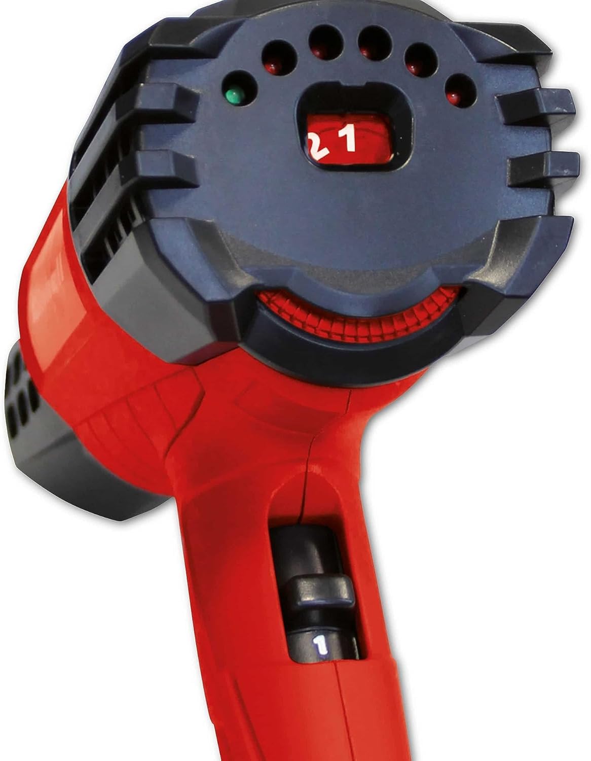 Einhell Décapeur Thermique Te-HA 2000 E | 2000 W | 3 niveaux de température 50-550° | réglage du débit d’air | air froid | nombreux accessoires de buse