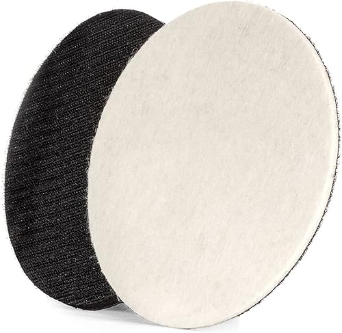 Miniatura 3 de Disco de pulido de vidrio de 5 pulgadas con interfaz de espuma almohadilla de pulido de vidrio con gancho y bucle para pulir a máquina para eliminar