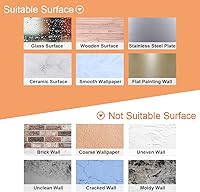 Vista 5 de Calcomanías de pared para dormitorio, citas inspiradoras, calcomanías de pared con texto en inglés «You Don't Have to Be Perfect to Be Amazing