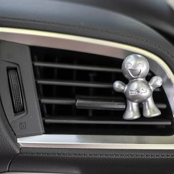 Little Joe 96430-6PK Ginger Scent Car Air Freshener Vent Clip, Fights Odors for up to 45 Days, Long-Lasting Freshness, Cute Car Odor Eliminator, Pack of 6