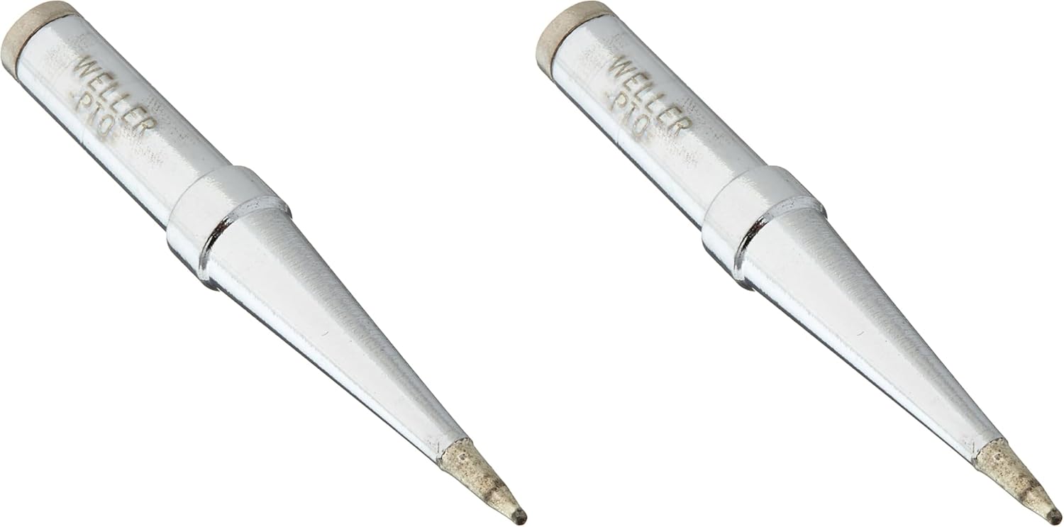 Weller PTO8 Long Conical Tip.8 Mm, 800° F, Silver