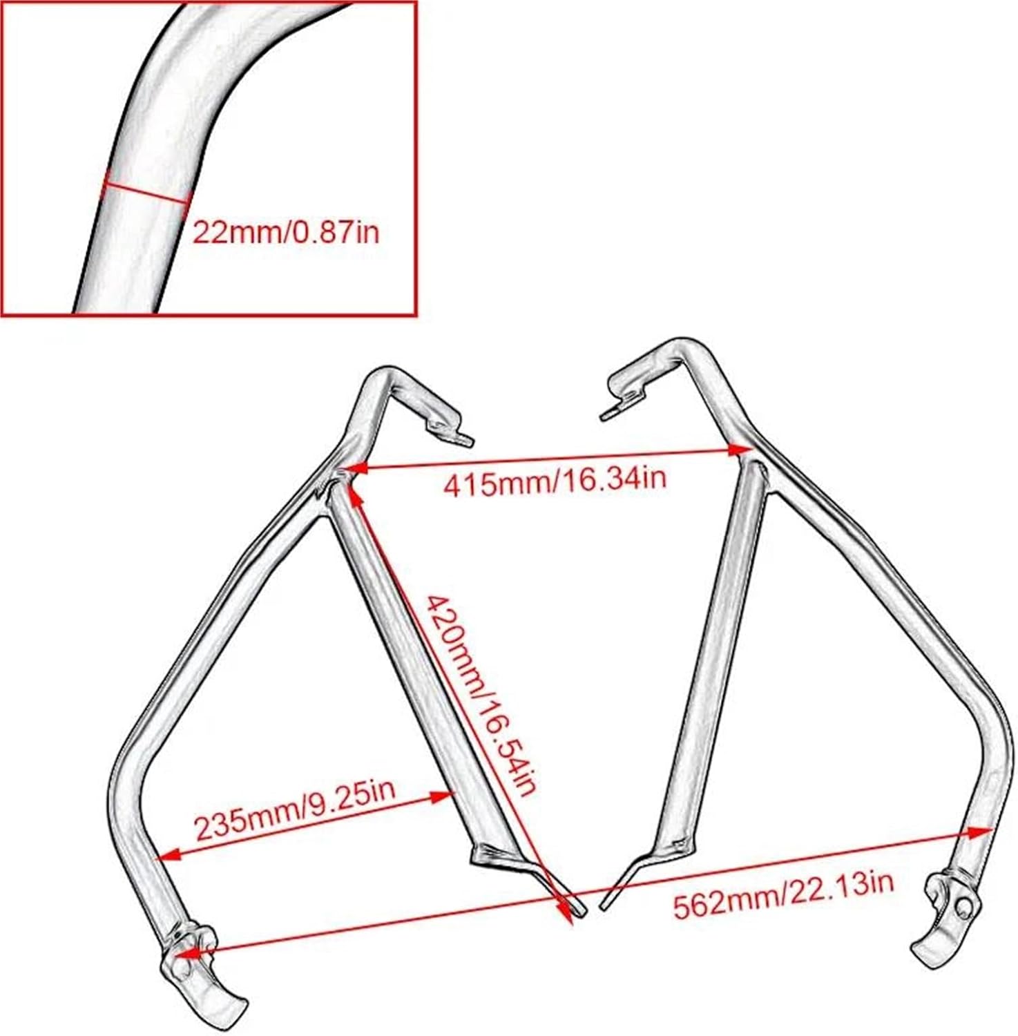 KEDO ケドー フェンダーレス ブラケット ヤマハ テネレ Tenere700