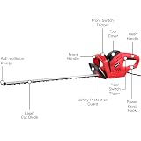 Elektryczny nożyk do żywopłotu TEENO 710 W, ostrze 610 mm, precyzyjne cięcie 20 mm, ochrona przed wstrząsami, ergonomiczny uchwyt