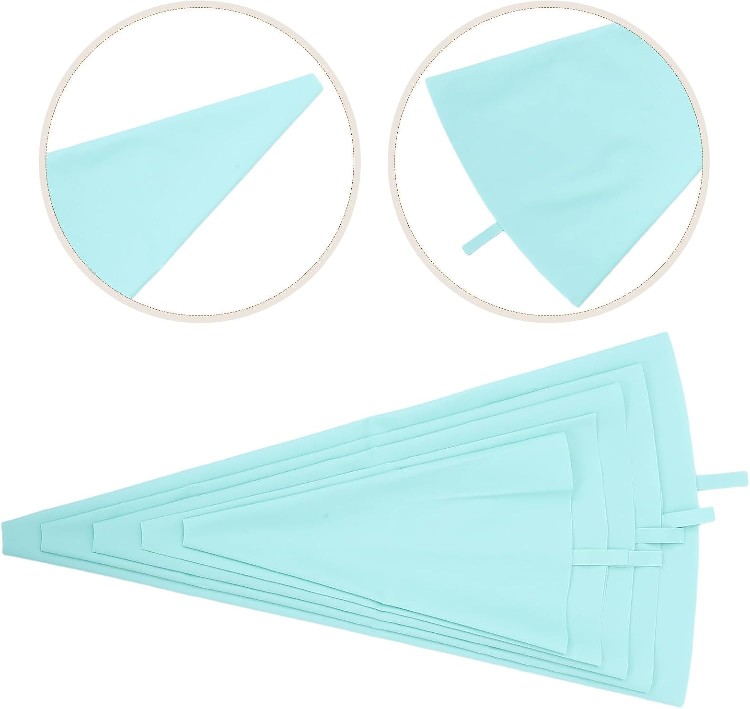 Reusable 5pcs Pastry Set Silicone Bags for Cake Decorating and Baking