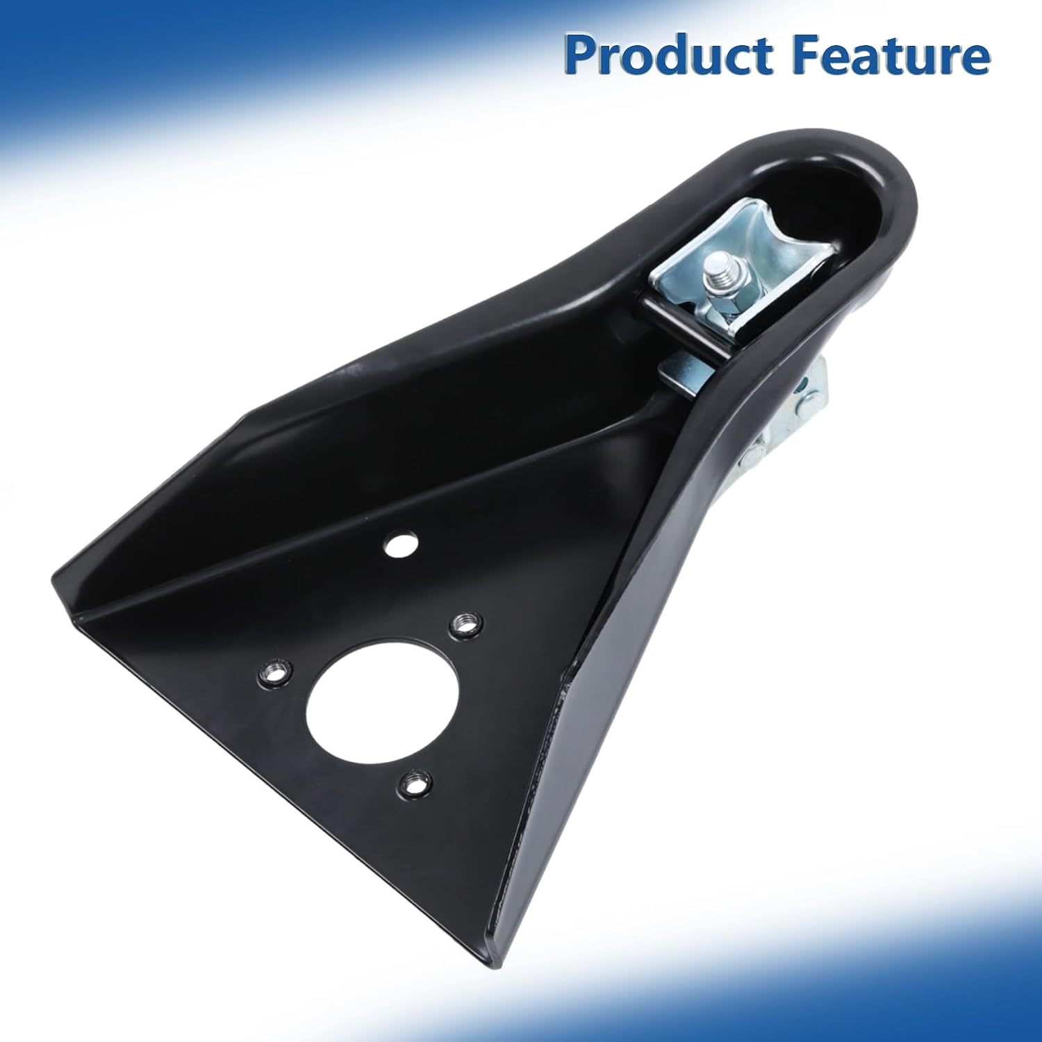 Silscvtt A-Frame Trailer Coupler 2 Inch Hitch Ball Black 5000 Lbs Capacity