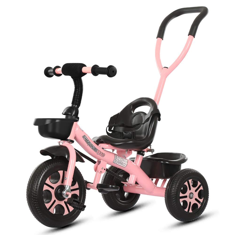 Amazon.co.jp: 三輪車 トライク - ピンク 2イン1 幼児用 ライドオン 3