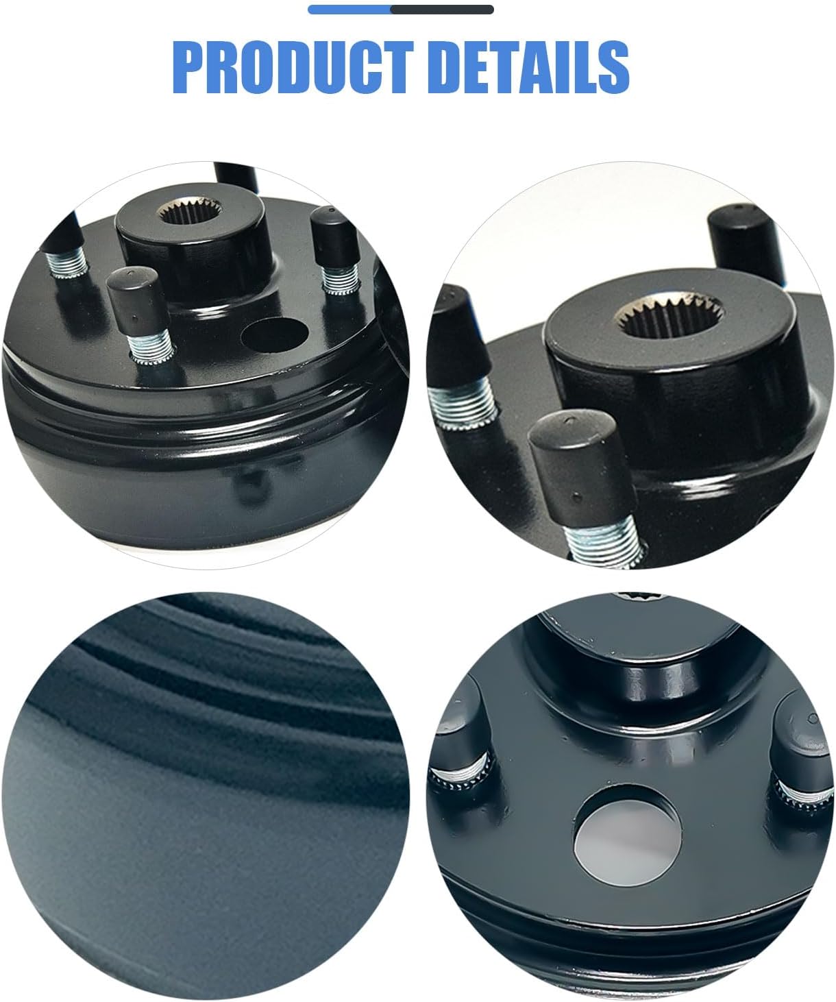 LOSTAR Golf Cart Brake Drum Assembly Kit Fit for EZGO TXT PDS Medalist Golf Carts