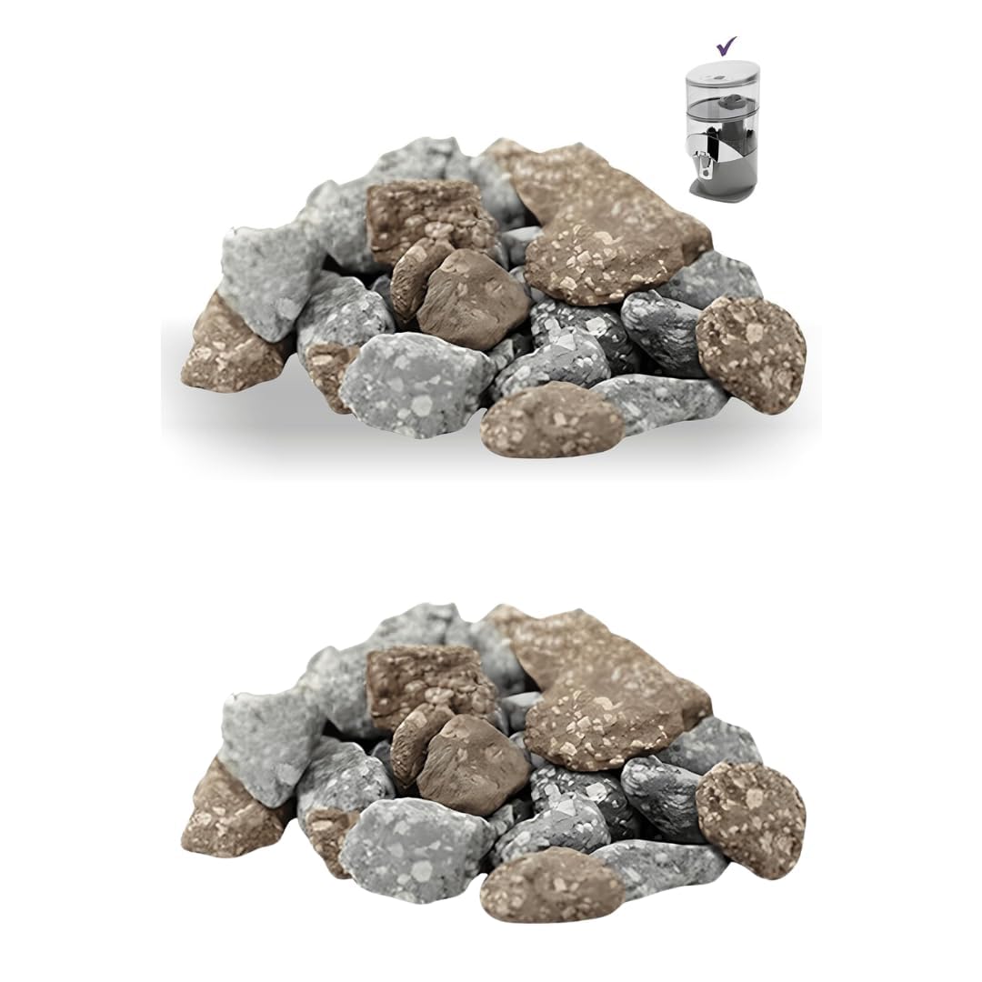 Mineral Stones Replacement 13562 for Nikken Water Filter Replacement,Home Water Filtration System Rocks and Minerals,Alkaline Drinking Remineralizer for Kitchen Countertop Dispenser & Purifier, 2 Pack