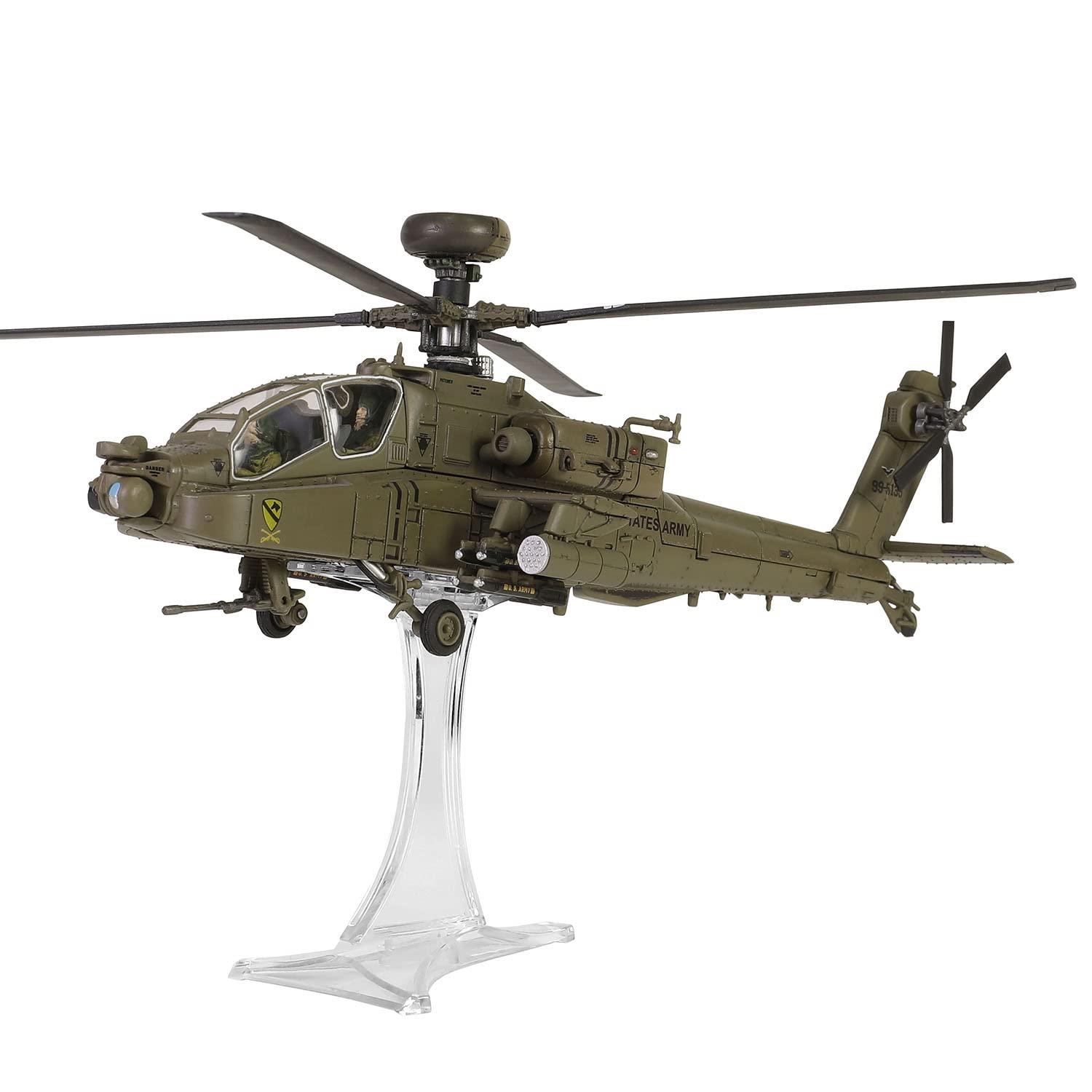 Amazon | WALTERSONS 1/72 アメリカ陸軍 AH-64D アパッチ・ロングボウ