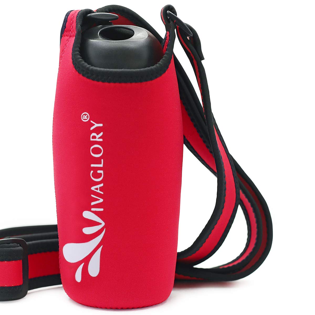 Vivaglory Insulated Neoprene Water Bottle Sling with Wide Adjustable